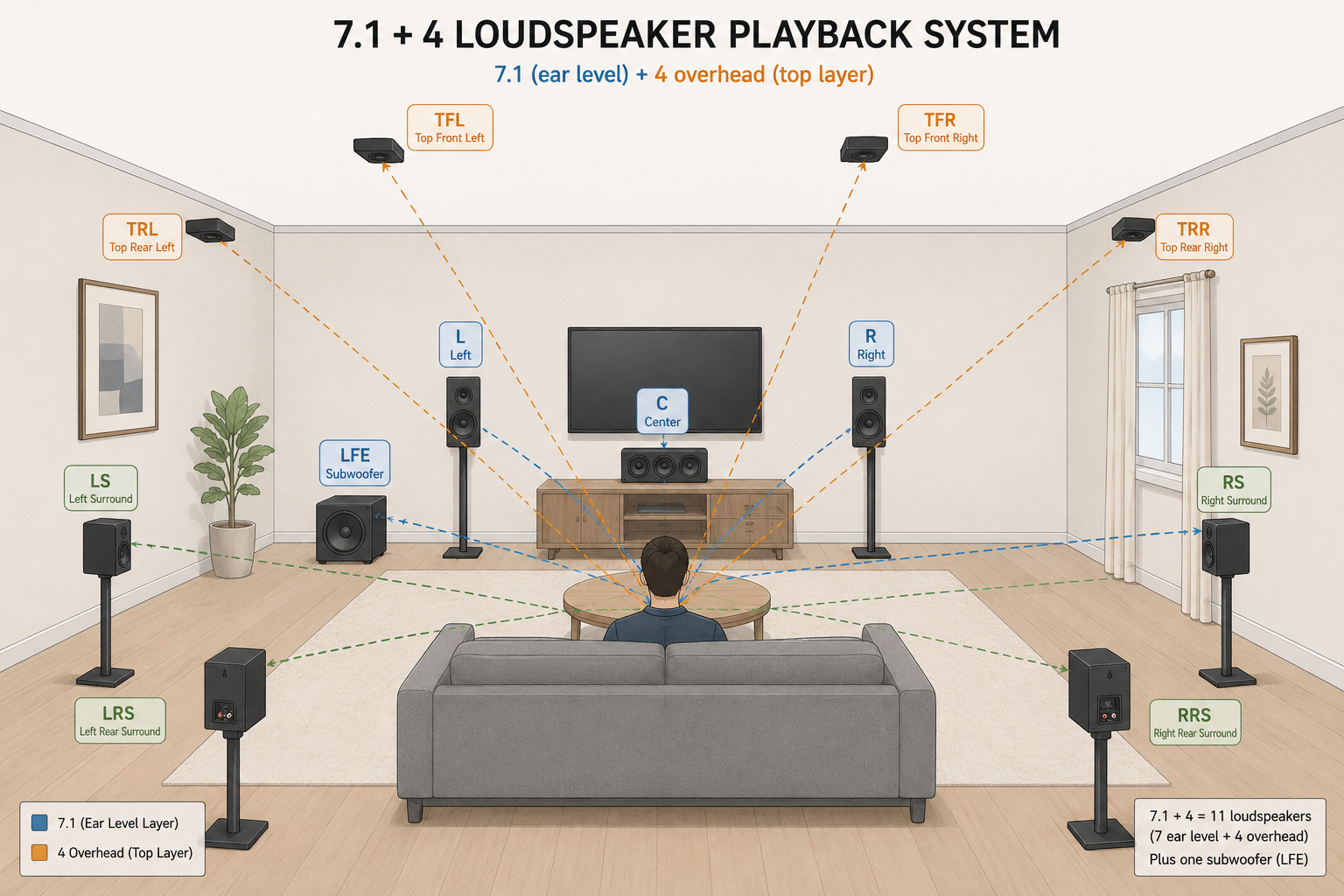 7.1.4 Loudspeaker Setup